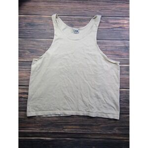 OAK Womens Size XL Ivory Beige Cotton Tank Top Preowned